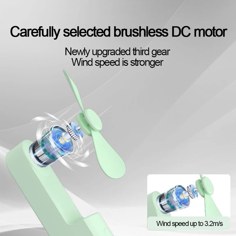Foldable Small Fan Portable and High-Power