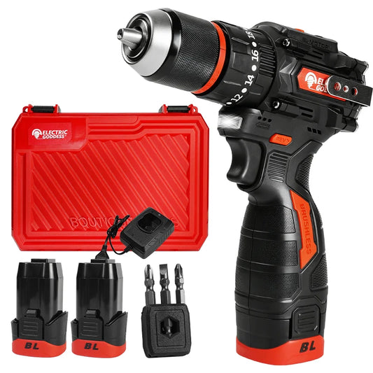 ELECTRIC GODDESS 10mm Brushless Electric Drill Tapping