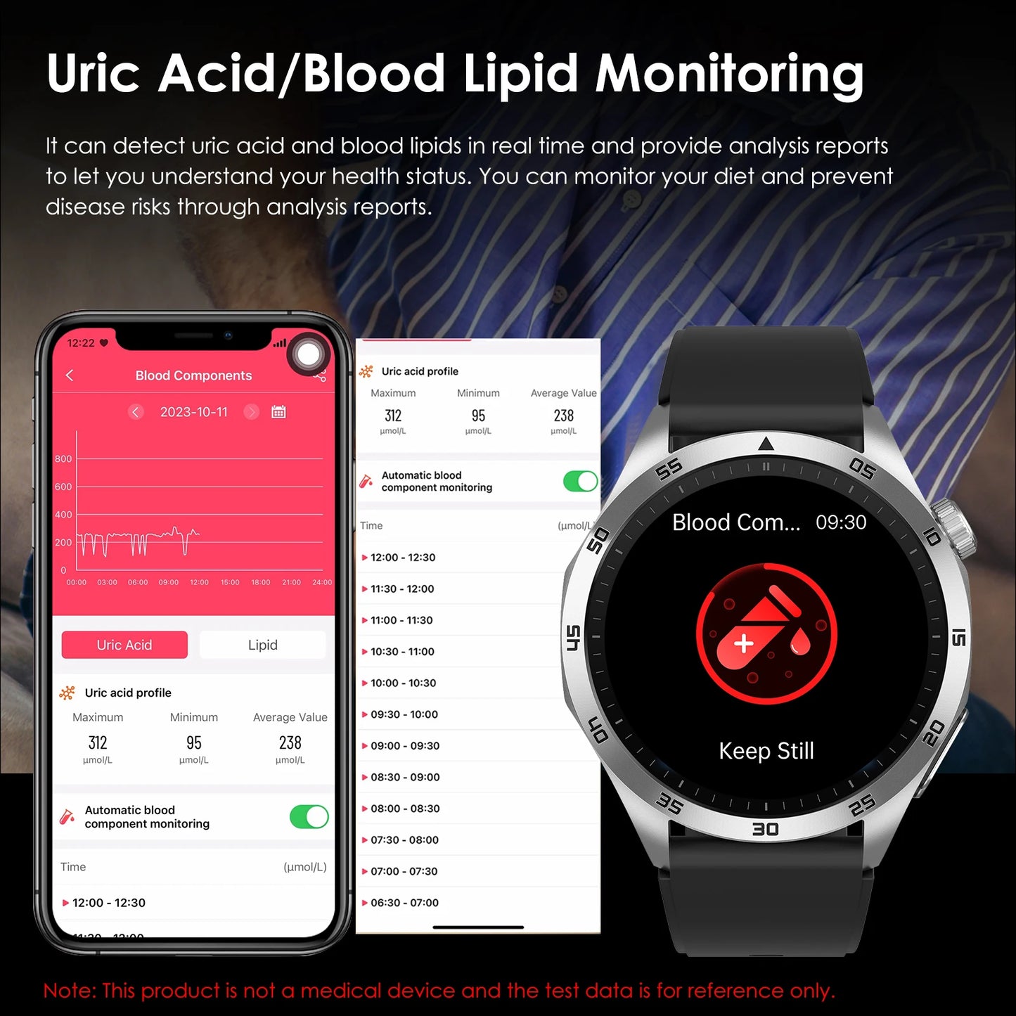 Marsyu 2026 New Nursing Grade Smart Watch