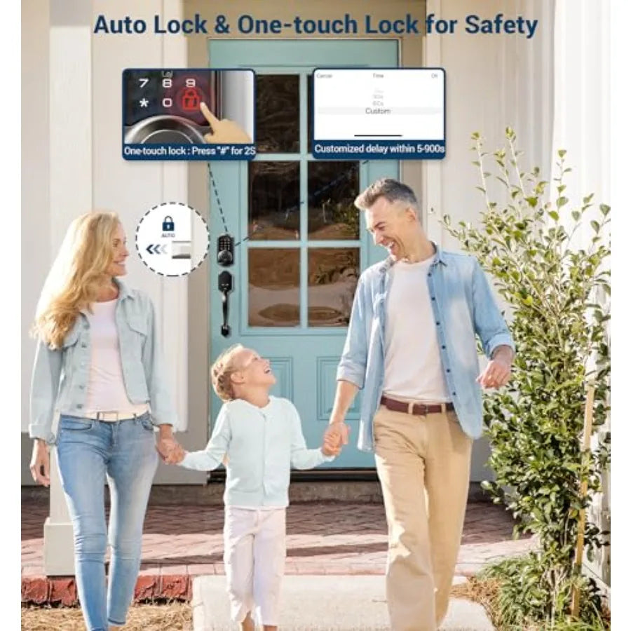 VE06 Smart Deadbolt with App Control, Keyless Entry