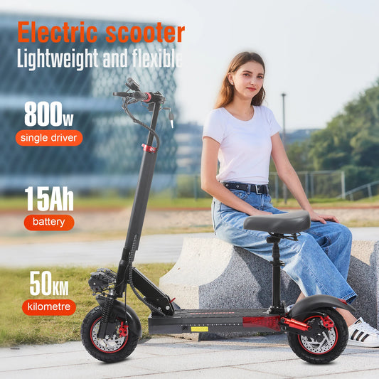 J-01 E-Scooter J01 Aluminum Alloy Folding 10" Inflatable Tires