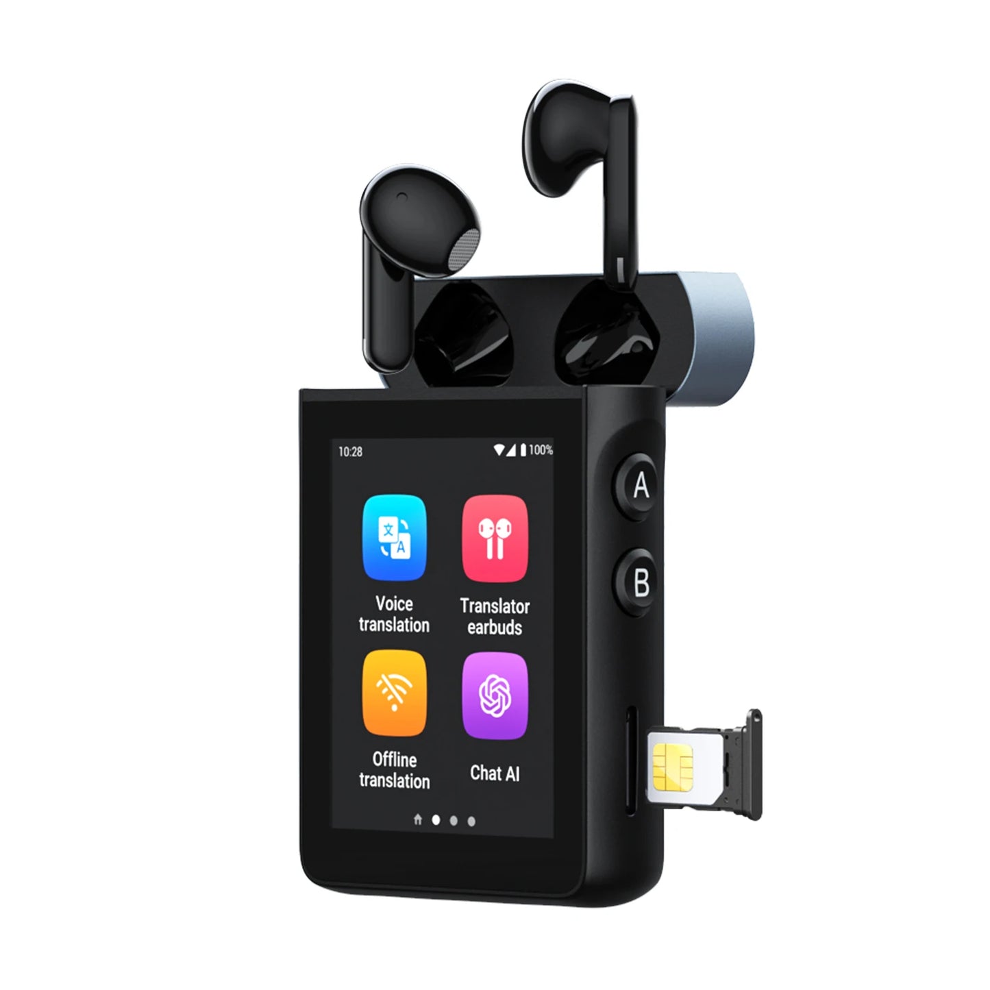Wooask [A9] 4G+WiFi AI Translator Earbuds