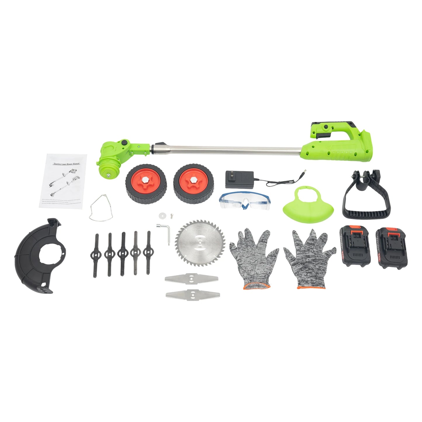 Cordless Grass Trimmer+650W Power, Electric Grass Trimmer