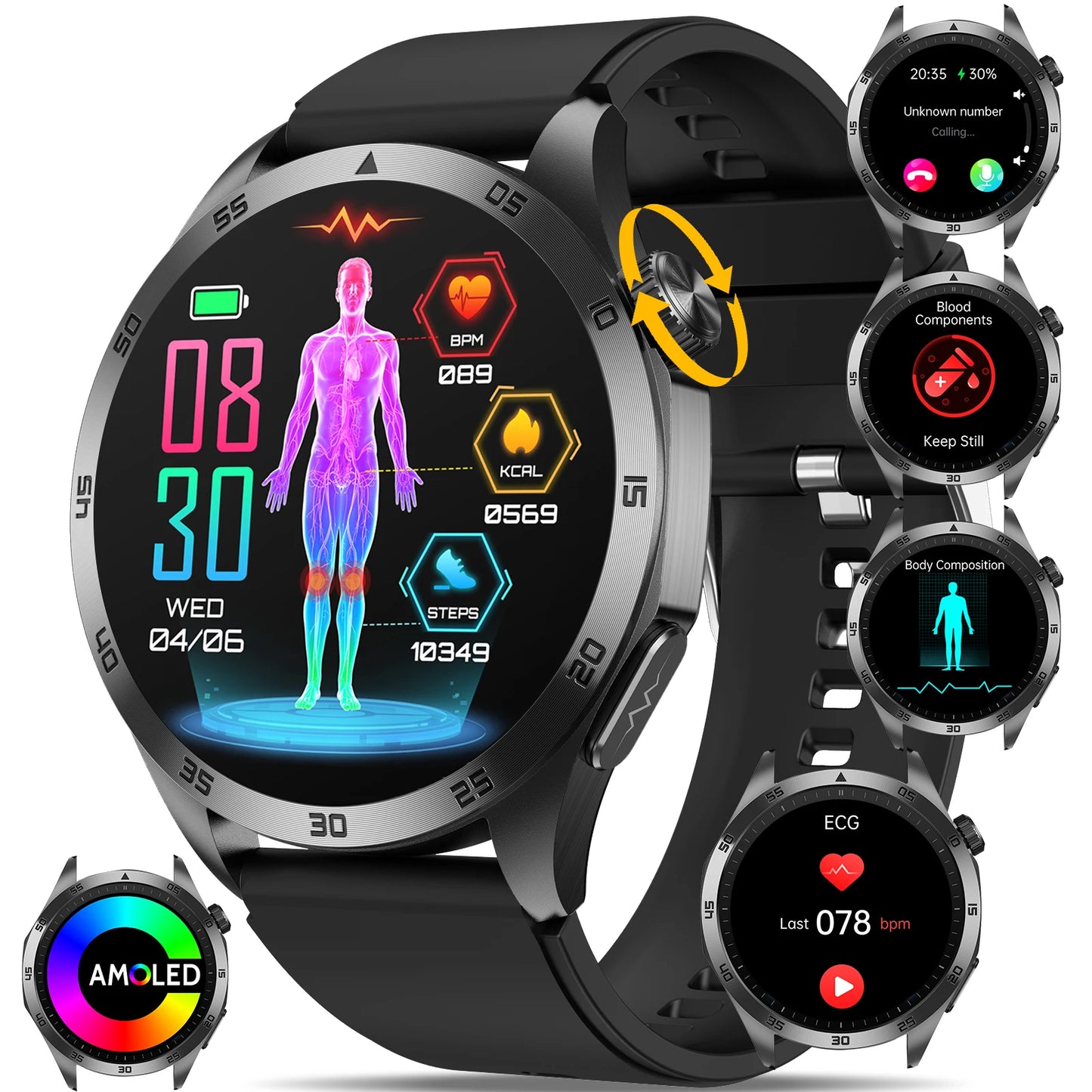 Marsyu 2026 New Nursing Grade Smart Watch