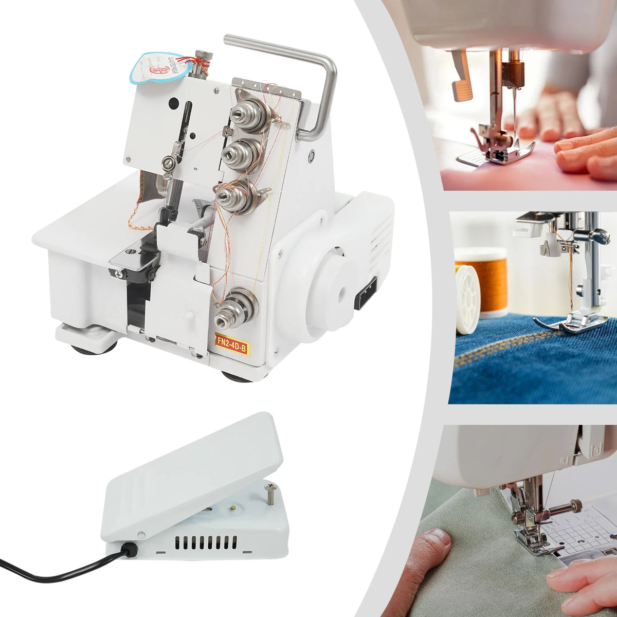 Serger FN2-4D-B 100W Overlock Sewing Machine