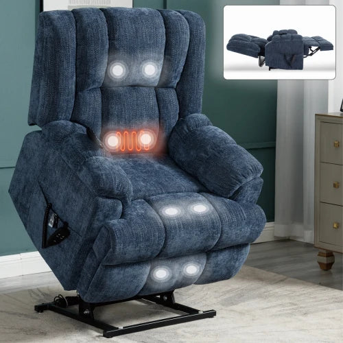 Power Lift Recliner Dual Motor Heat Massage