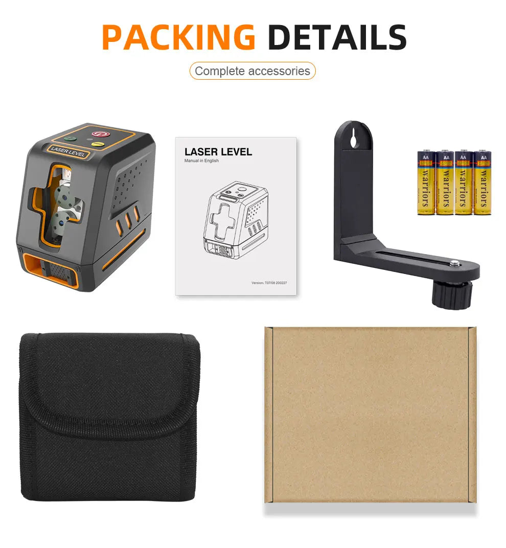 BOAYAL  2 Lines Laser Level Self-leveling