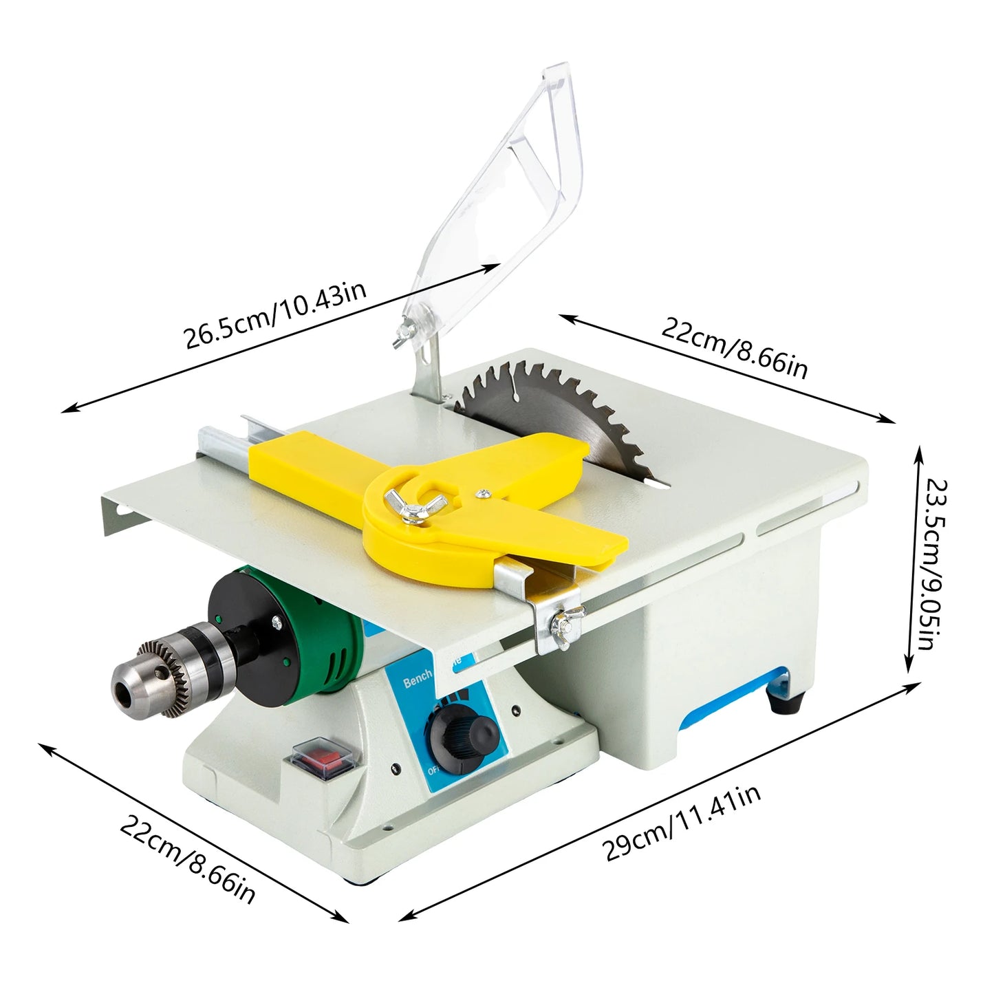 750w Mini Table Saw Jewelry Making Polisher W/Flex Shaft Multifunctional