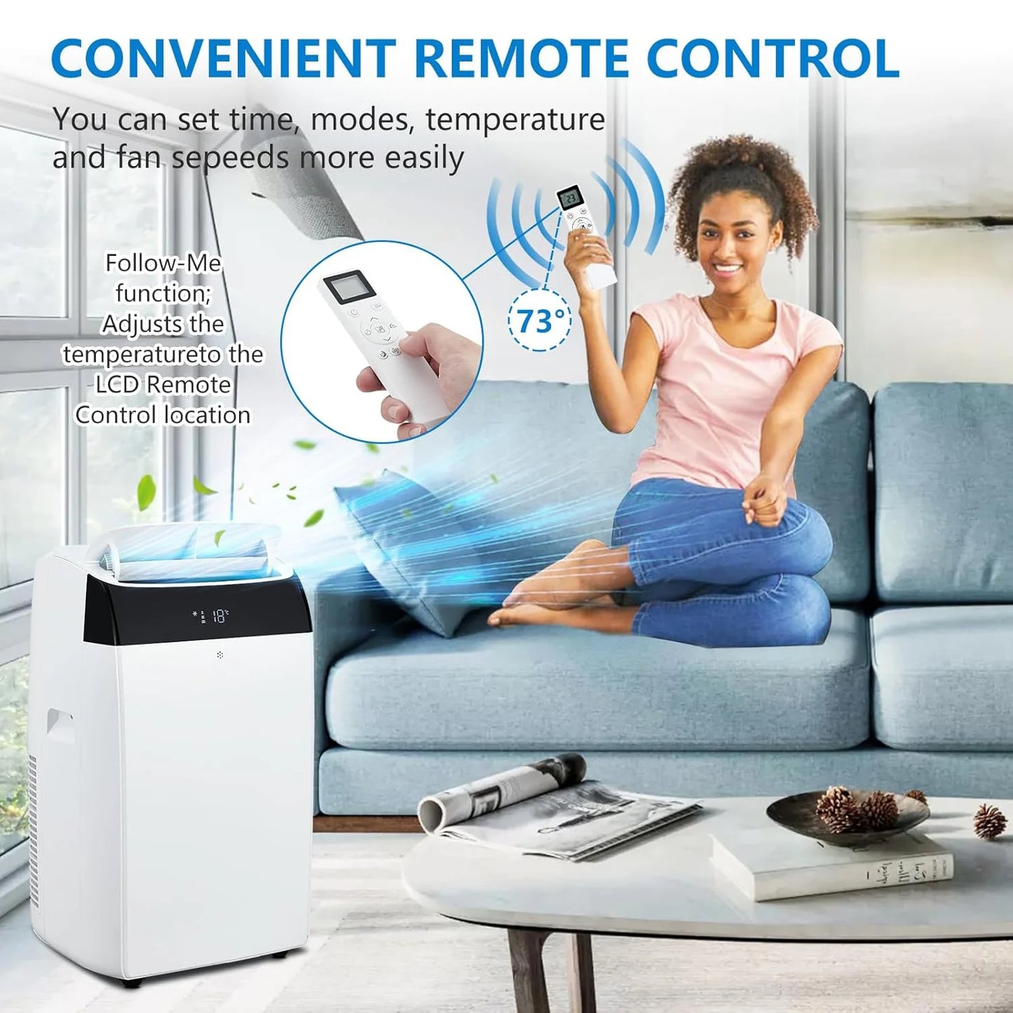 Adoolla 14000 BTU Portable Air Conditioners