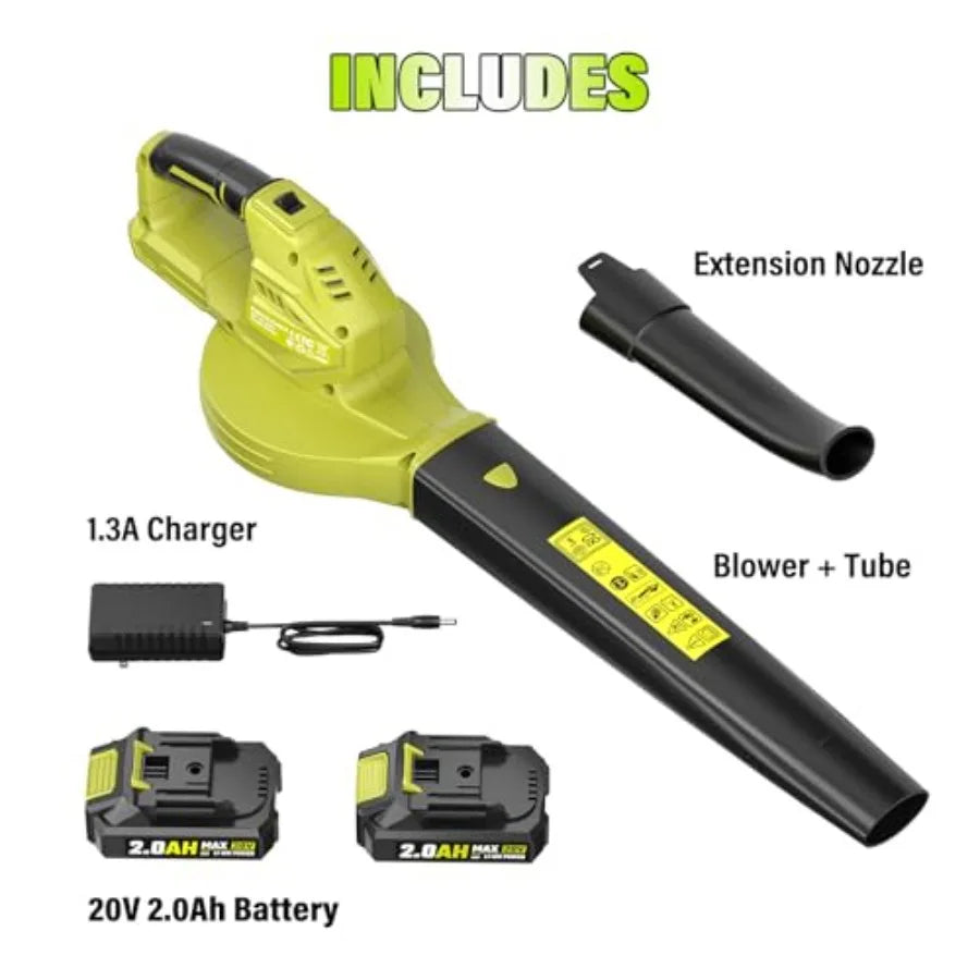YVUM Leaf Blower, 20V Cordless Blower