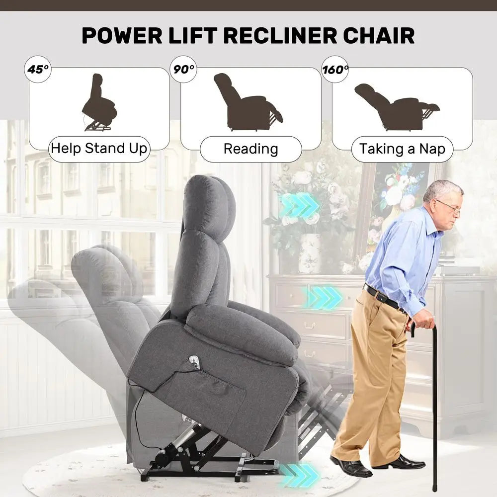 Power Lift Recliner Chair for Seniors, Big and Tall Lift Chair