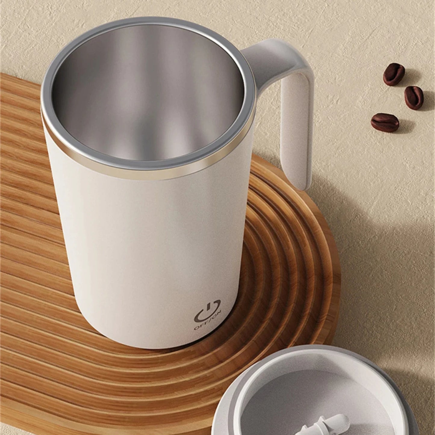 400ML Coffee Mixing Mug, Portable Automatic Stirring Cup