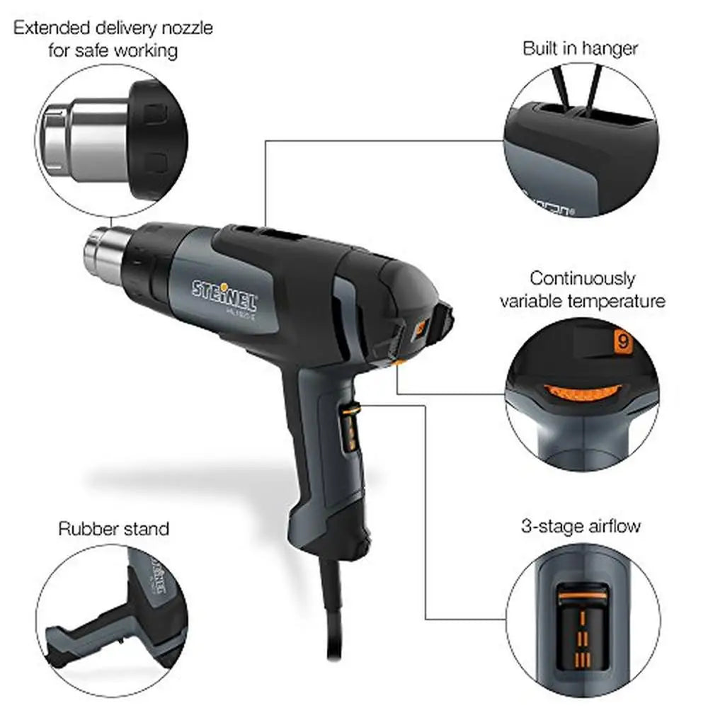 STEINEL Professional Heat Gun Set with Variable Temperature