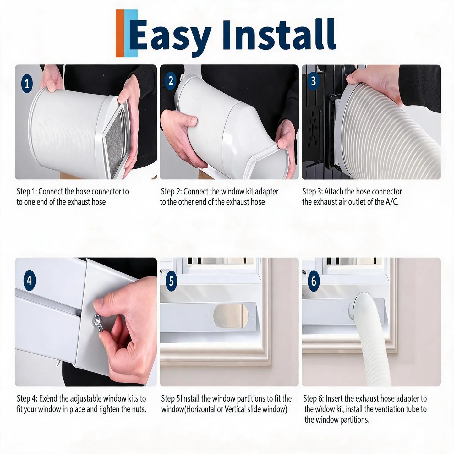 14000 BTU Portable Air Conditioner, 3 In 1 AC Unit with Fan