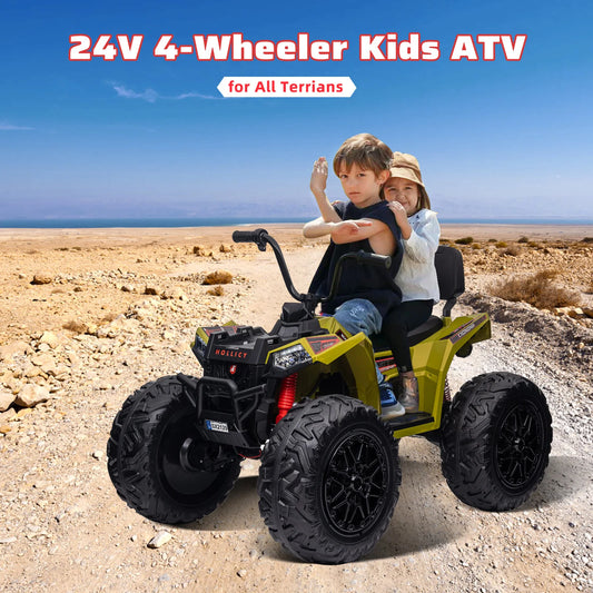 HiMISS Kids Electric ATV 24V Ride On Car Toys