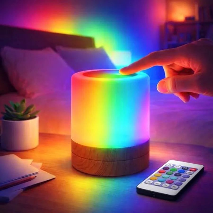 Touch Night Light: Dimmable LED Bedside Lamp