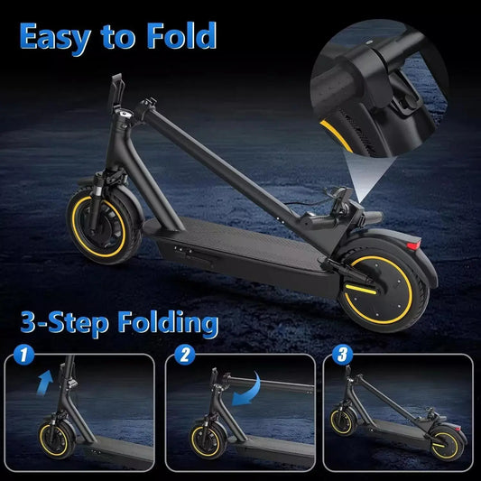 LADPED LPMAX 10" Solid Tires Folding Electric Scooter 22MPH