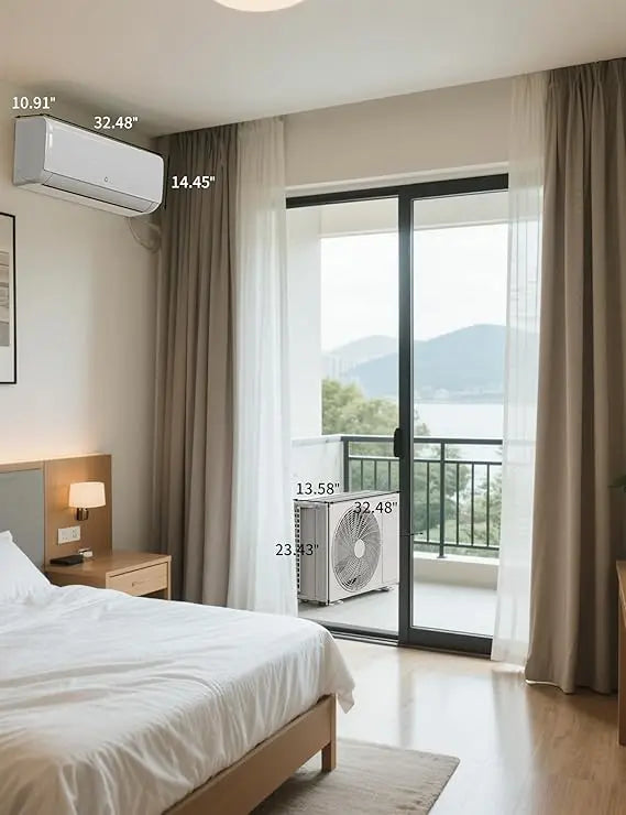 Acekool 12,000 BTU Mini Split Air Conditioner with Heat Pump