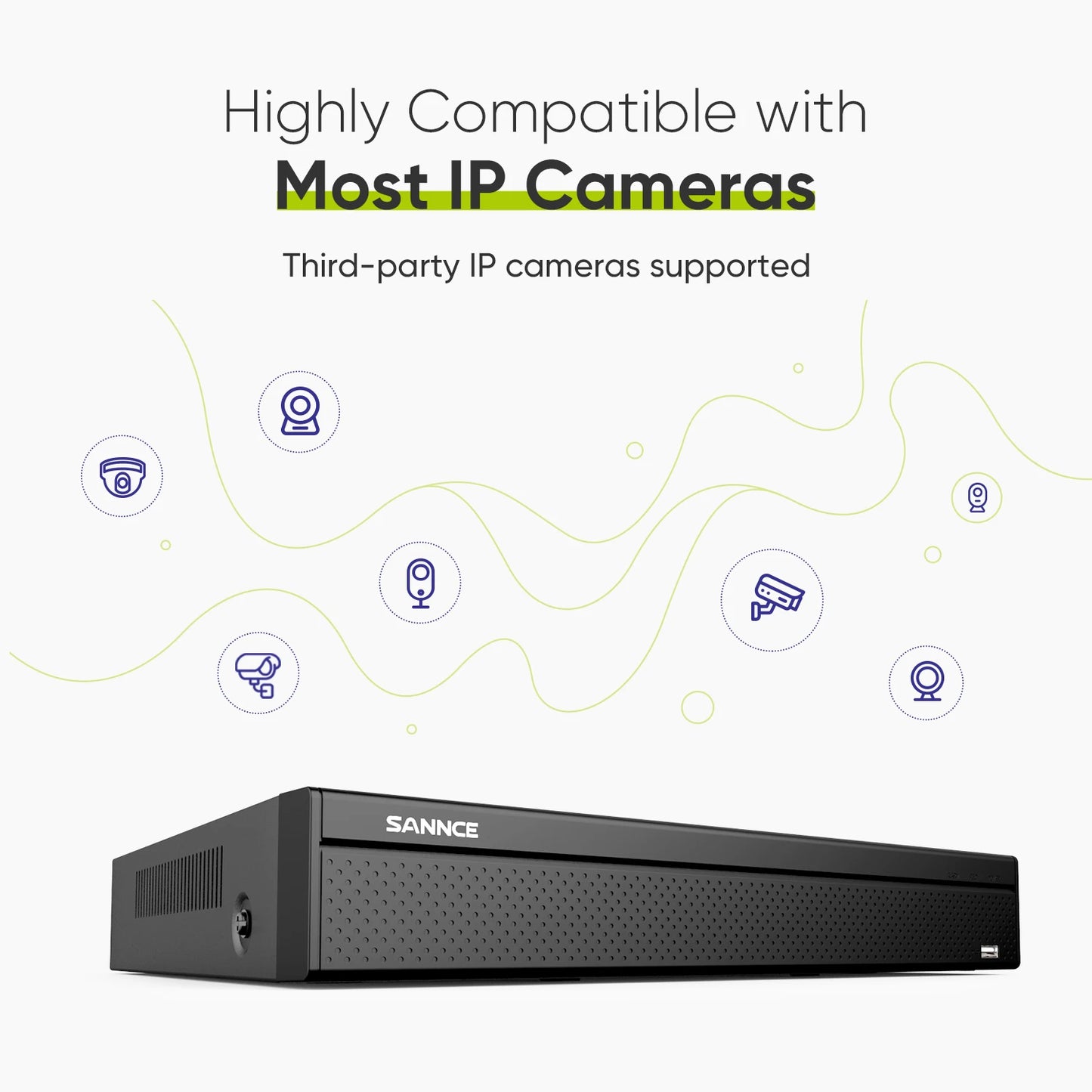 SANNCE 16CH 8MP POE Video Recorder