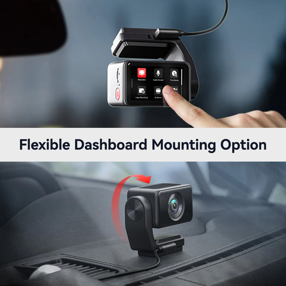 REDTIGER  A4 4k Dash Cam Front and Rear Drive Recorder GPS& 5G WiFi