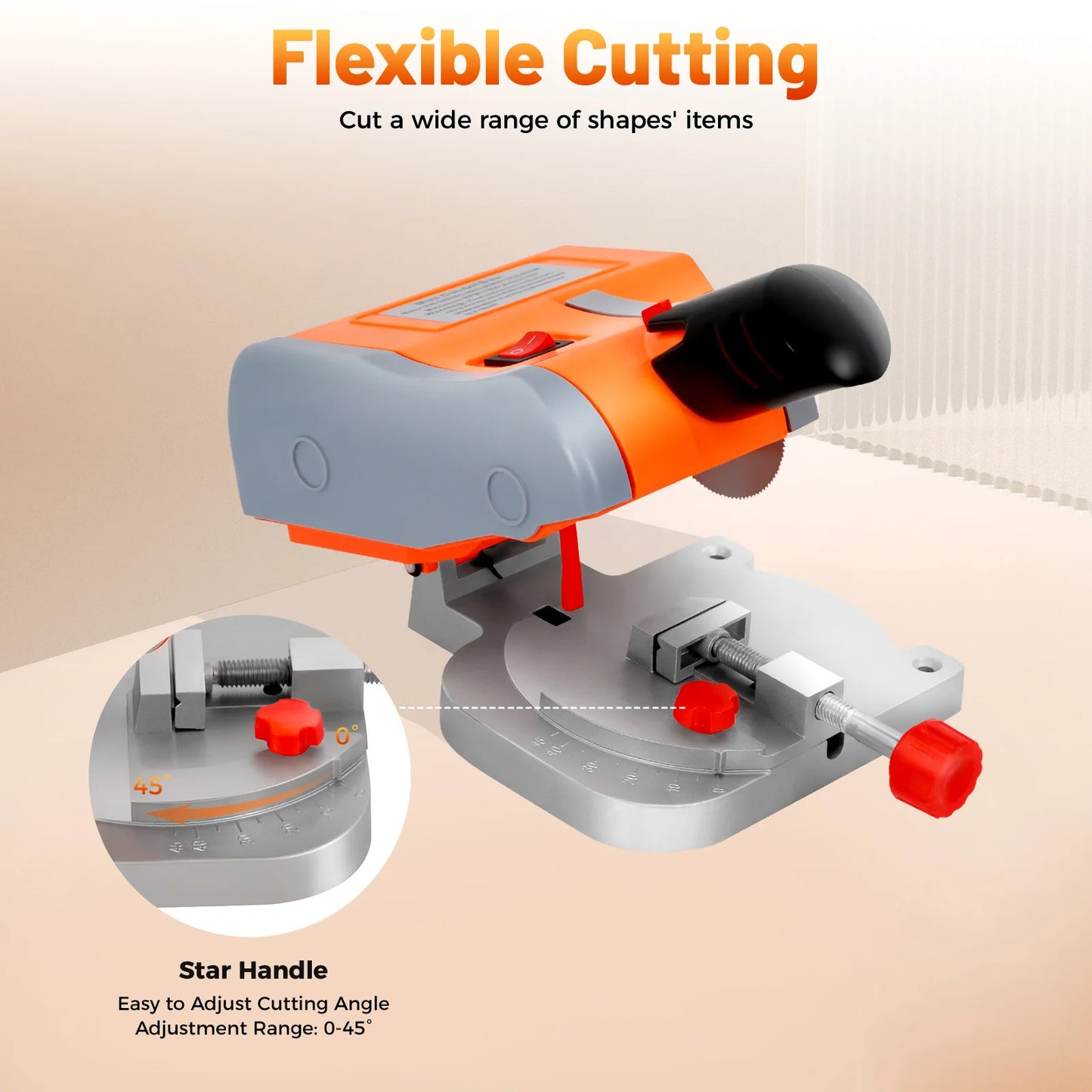 Mini Cut Off Saw 90W 220V/110V Benchtop Cutting Machine