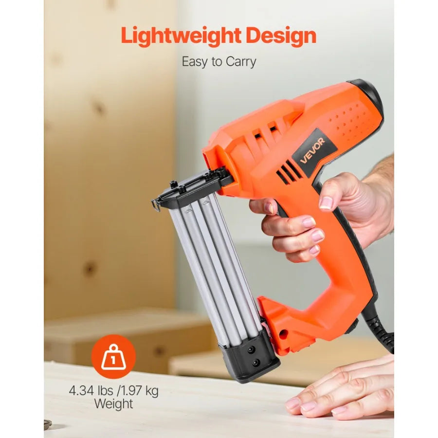 VEVOR Electric Nail Gun 2in1 Staple Gun Brad Nailer
