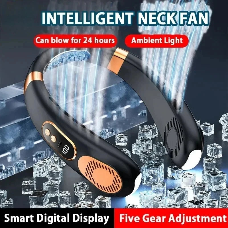 XIAO 8000mAh USB Hanging Neck Fan Portable Bladeless