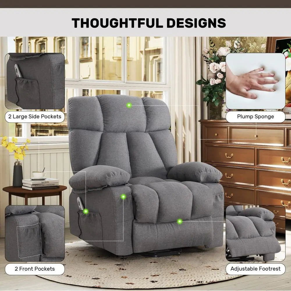 Power Lift Recliner Chair for Seniors, Big and Tall Lift Chair