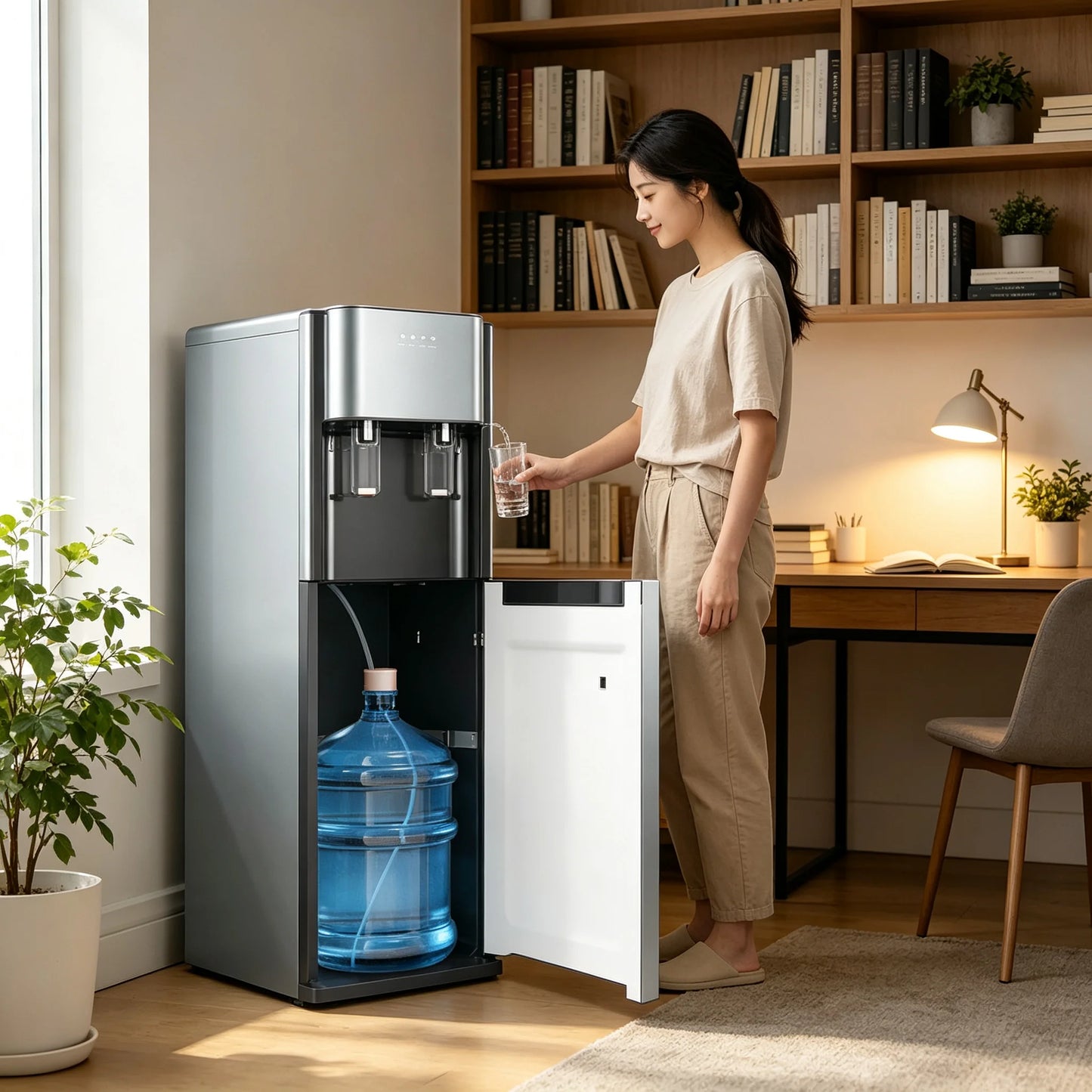 F880 Bottom Loading Water Dispenser, Heating And Cooling