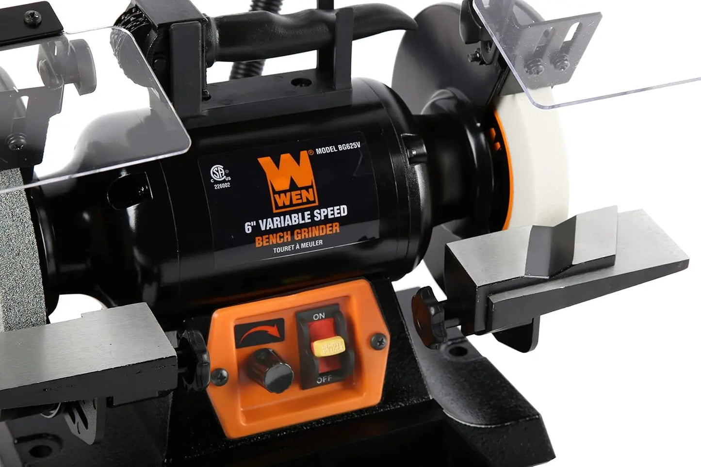 WEN 2.5-Amp 6-Inch Variable Speed Bench Grinder