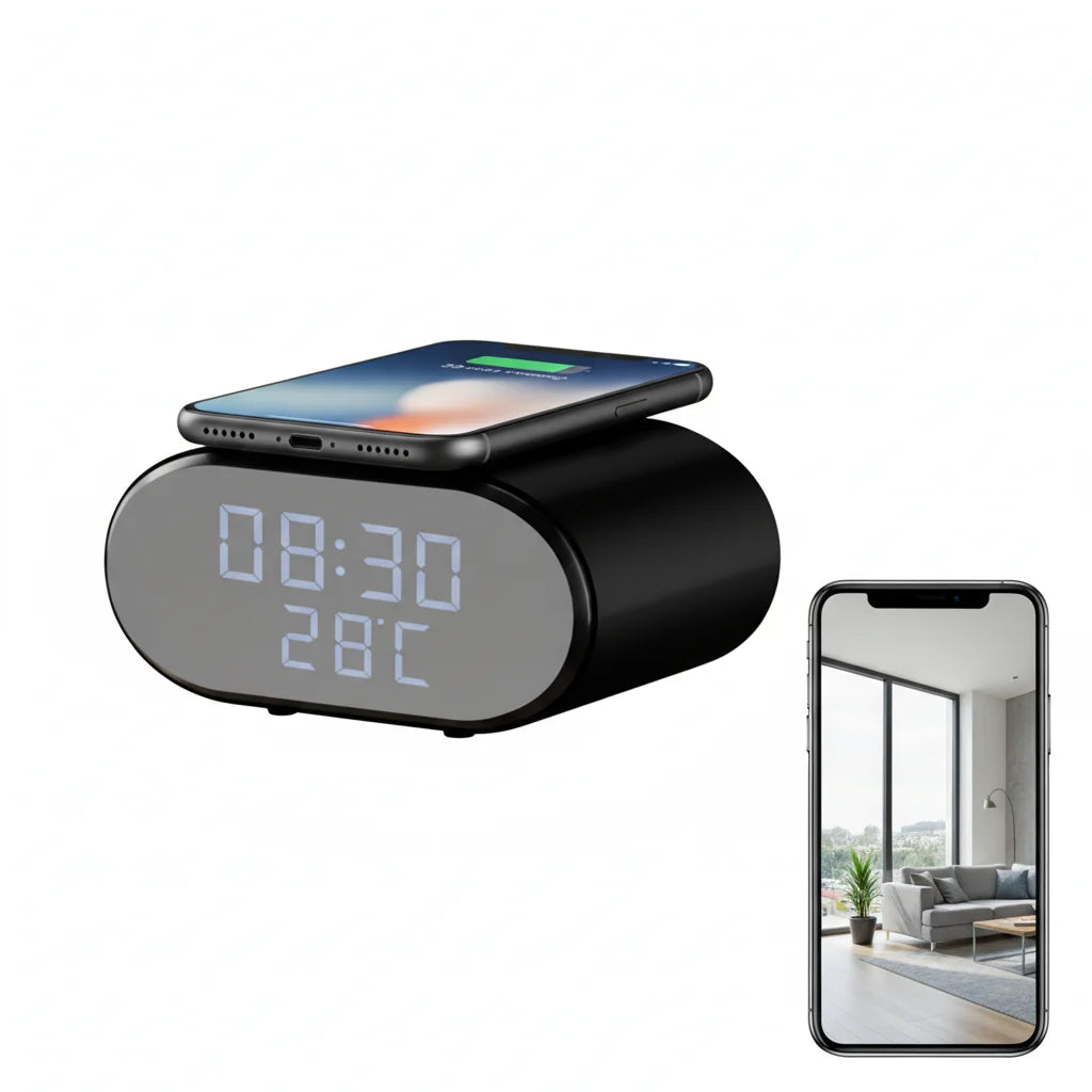 4K Ultra HD Clock Camera WiFi Indoor Security Camera
