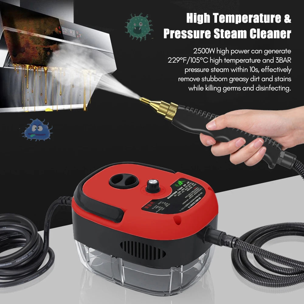 Romellar NEW 1500W Steam Cleaner for Car Cleaning
