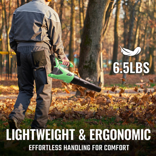 WORKPROX 20V 4.0Ah Electric Cordless Leaf Blower Variable Speed