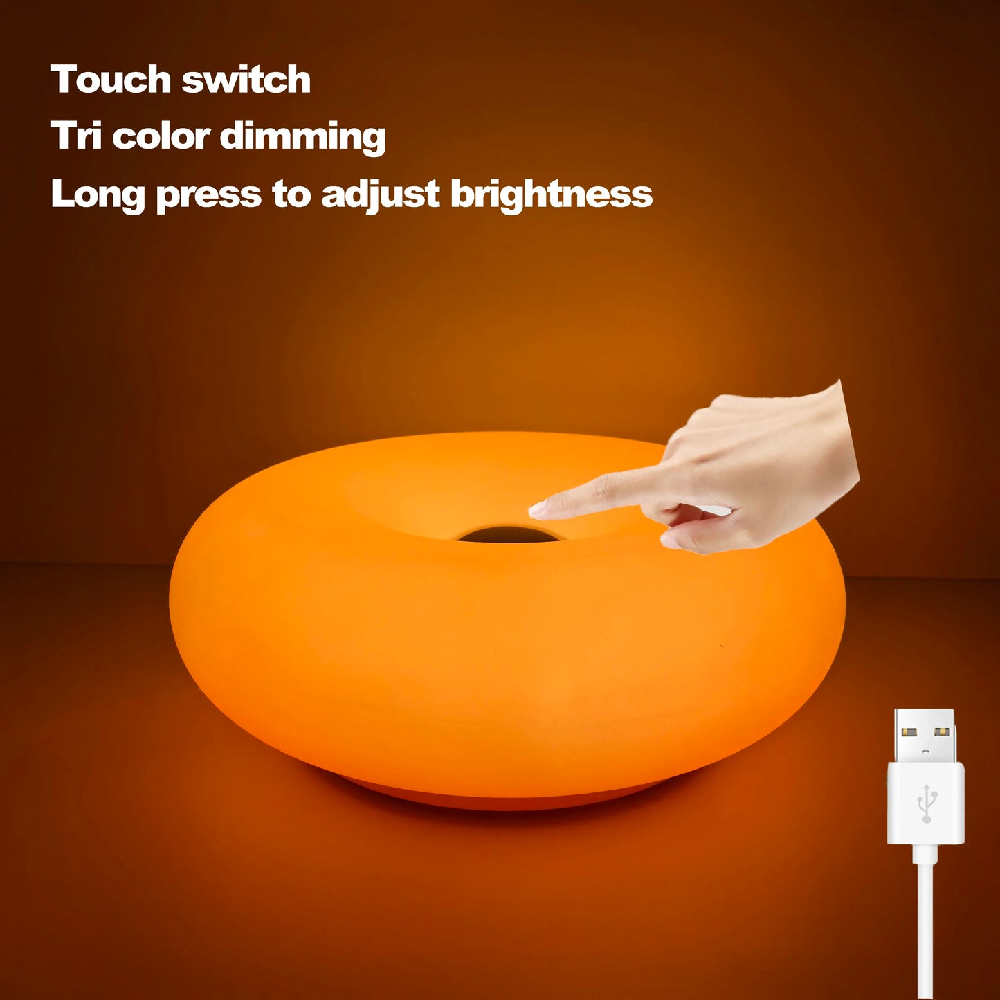 Bauhaus table lamp USB plug Bedroom Bedside Lamp