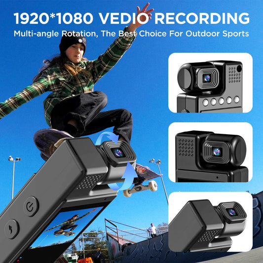 KONPCOIU Body Camera with Audio Recording