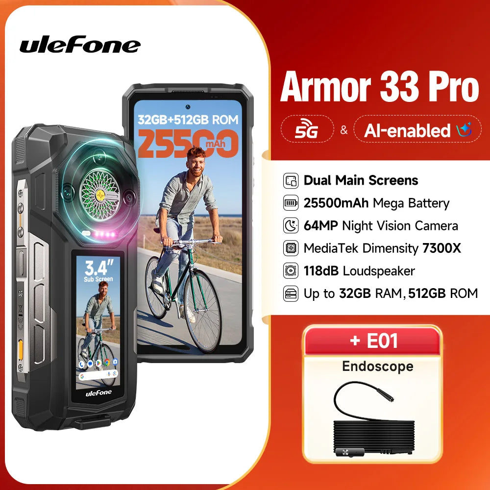 Ulefone Armor 33 Pro 5G Rugged Phone