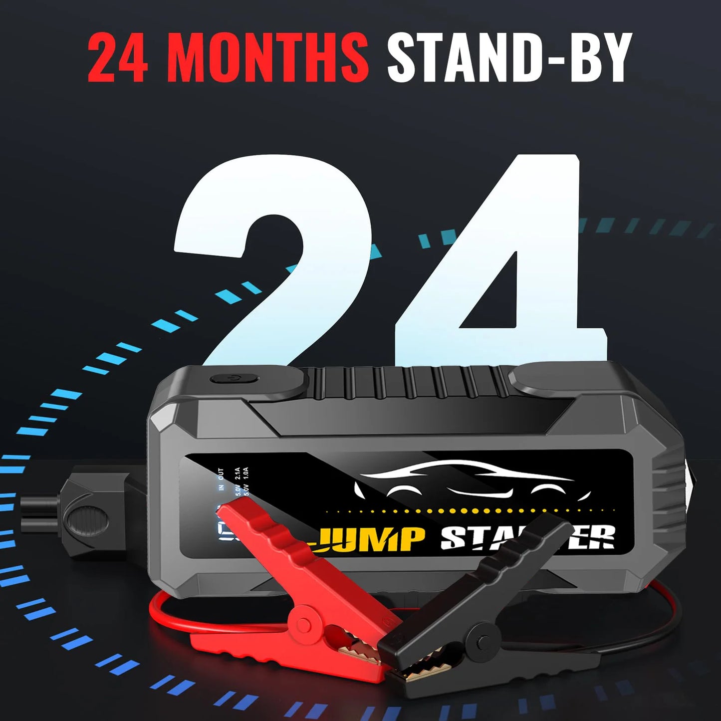 Car Jump Starter 5000A, Jump Starter Battery Pack