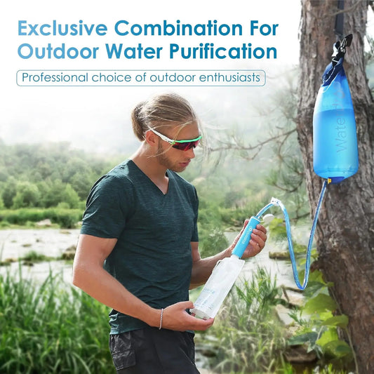 Waterdrop Gravity Water Filter Straw, Water Purifier Survival