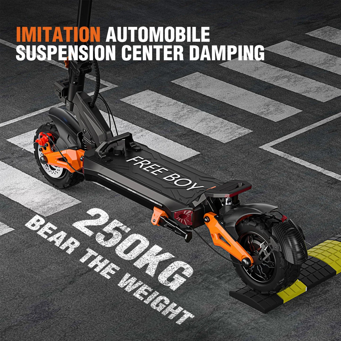 FREE BOY High Performance Dual-Motor Foldable Electric Scooter