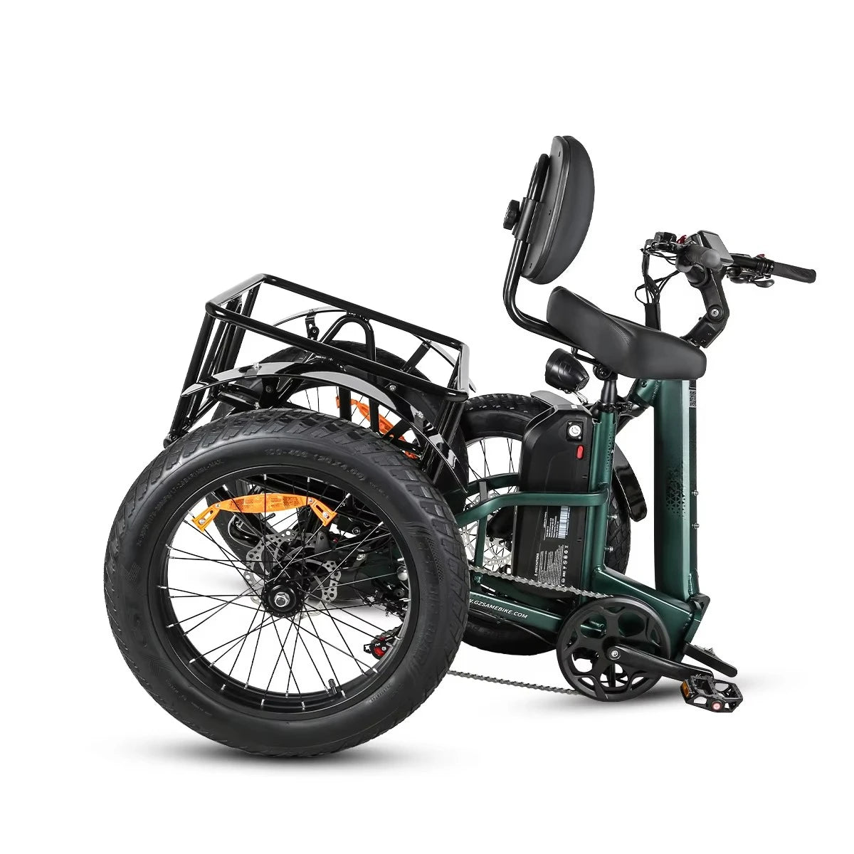 JYF SAMEBIKE 20" Aluminum Alloy Electric Freight Tricycle