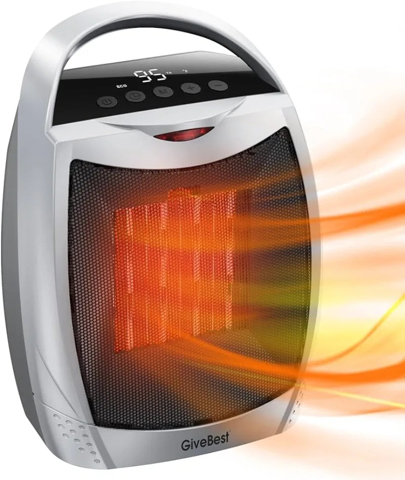 Upgraded Digital 1500W ETL Listed Quiet Portable Heater