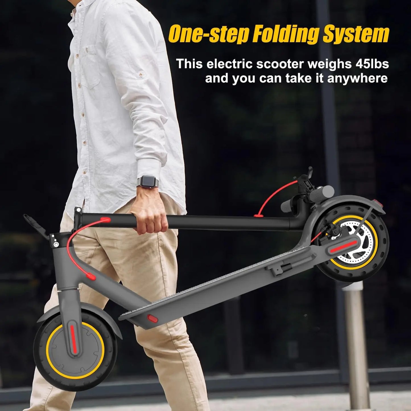 350W Electric Scooter for Adults 36V 10.4AH