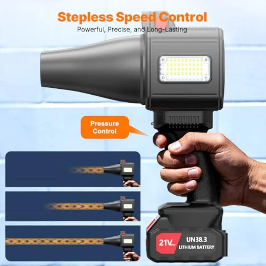 OGERY Brushless Cordless Leaf Blower turbo Jet Blower