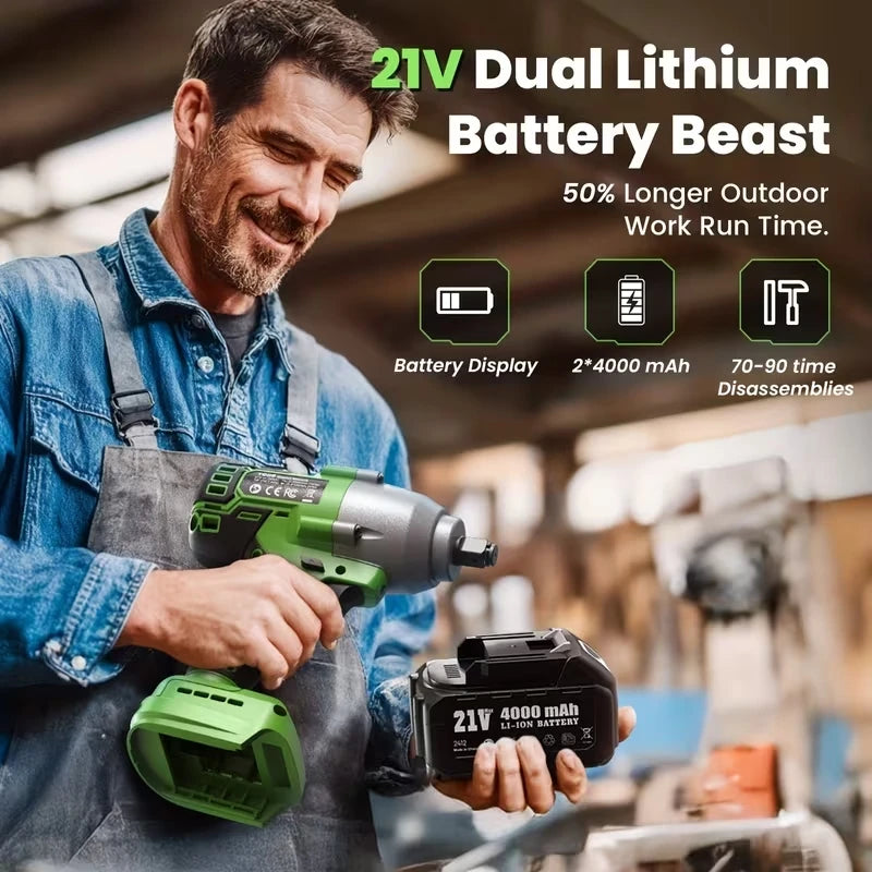 TaskStar 1600N.M Brushless Electric Impact Wrench
