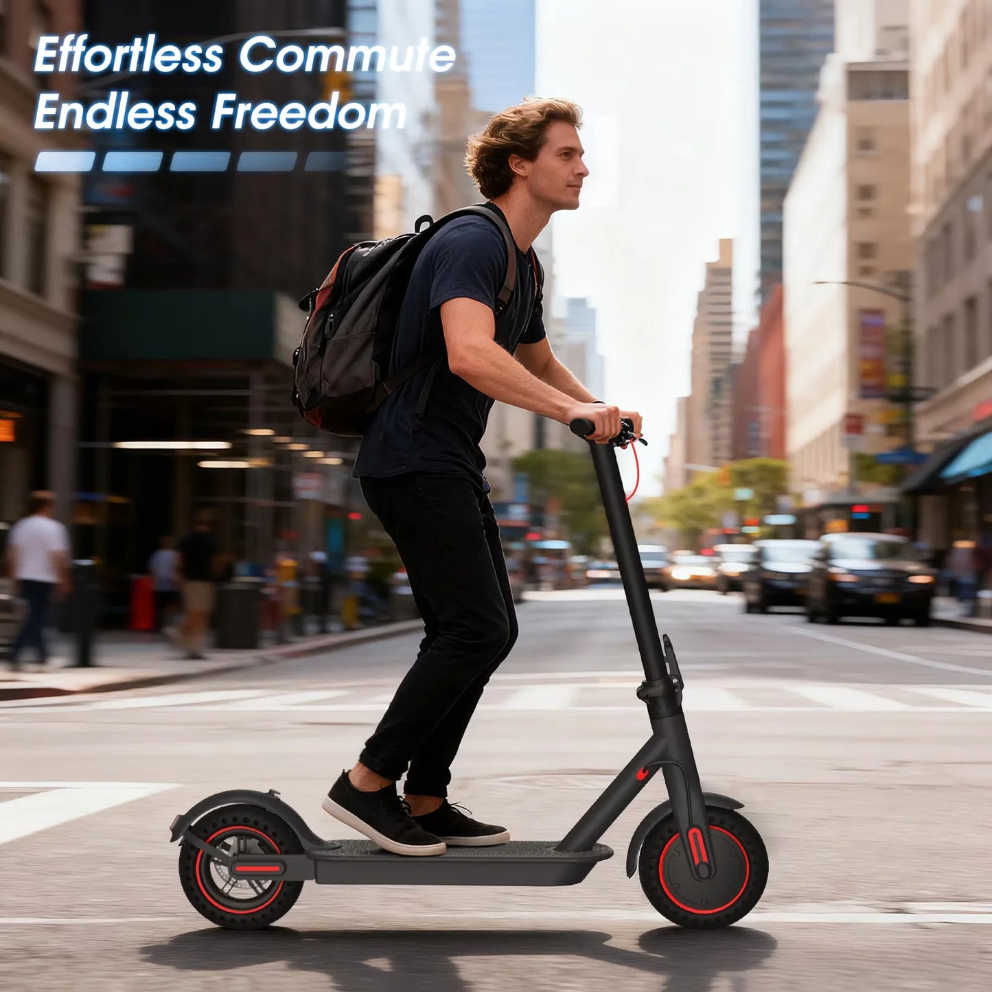OBX 350W Electric Scooter for Adults 19mph Top Speed
