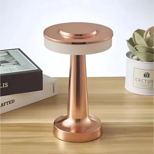 Modern Portable Table Lamp, Rechargeable Battery
