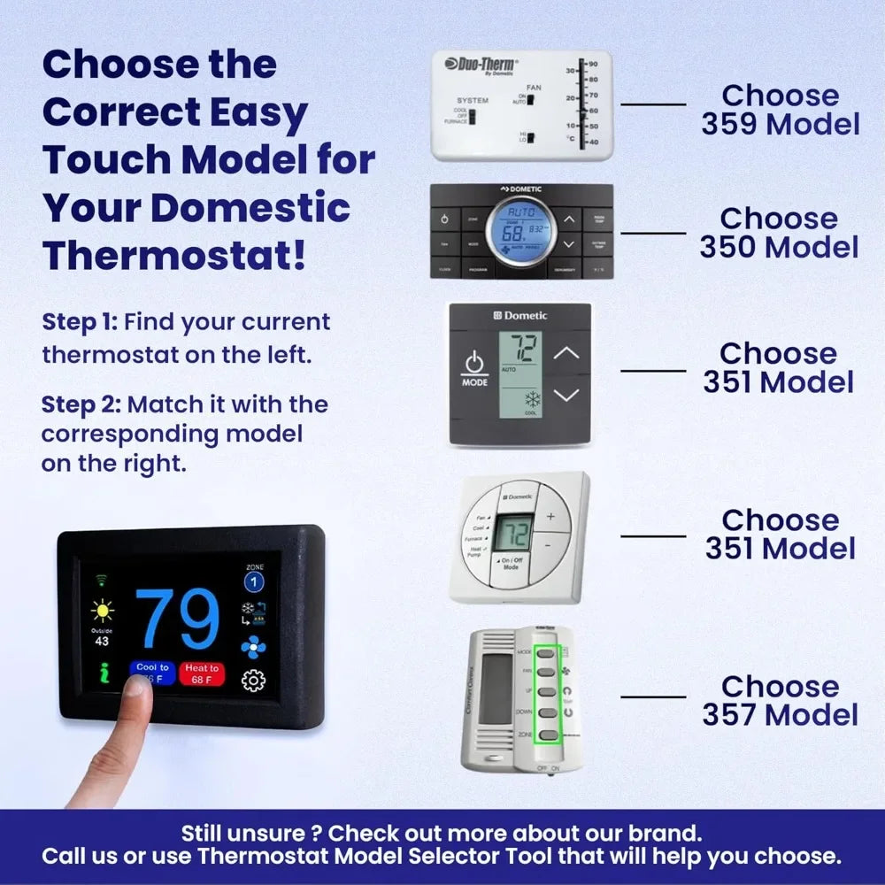 Micro-Air HOME, EasyTouch Digital Wi-Fi or Bluetooth Thermostat