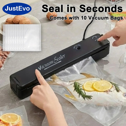 JustEvo Food Vacuum Sealer Machine Portable Automatic Food Saver