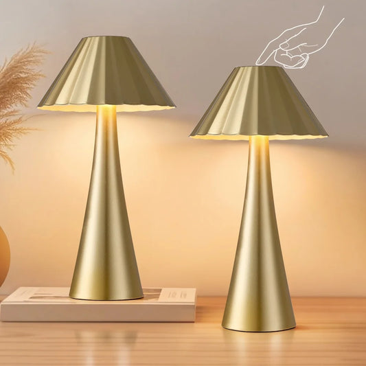 26.5 Inch Modern Mini Table Lamp Set Of 2, Small Nightstand Lamp