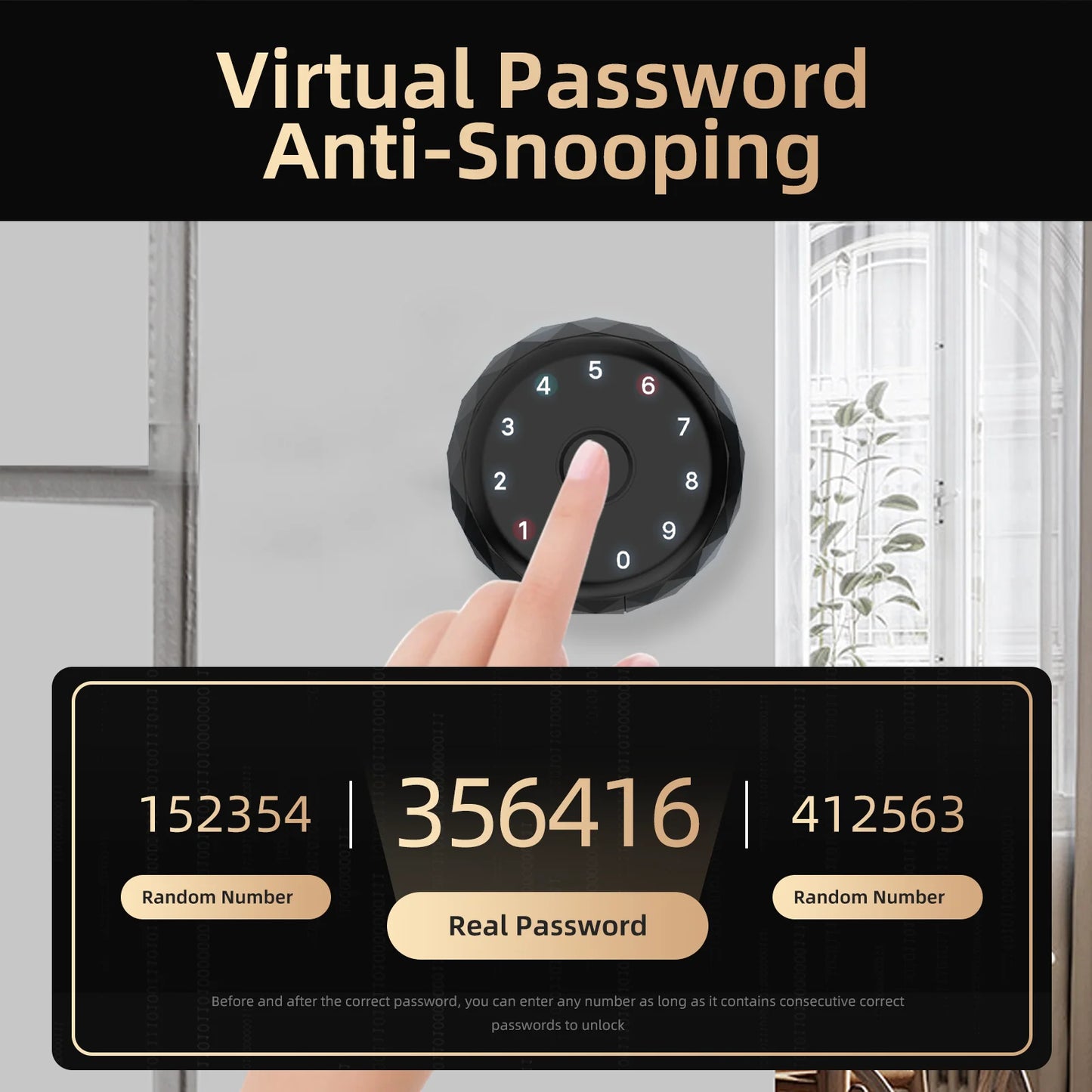 Viladepot Smart Lock Fingerprint Door Lock
